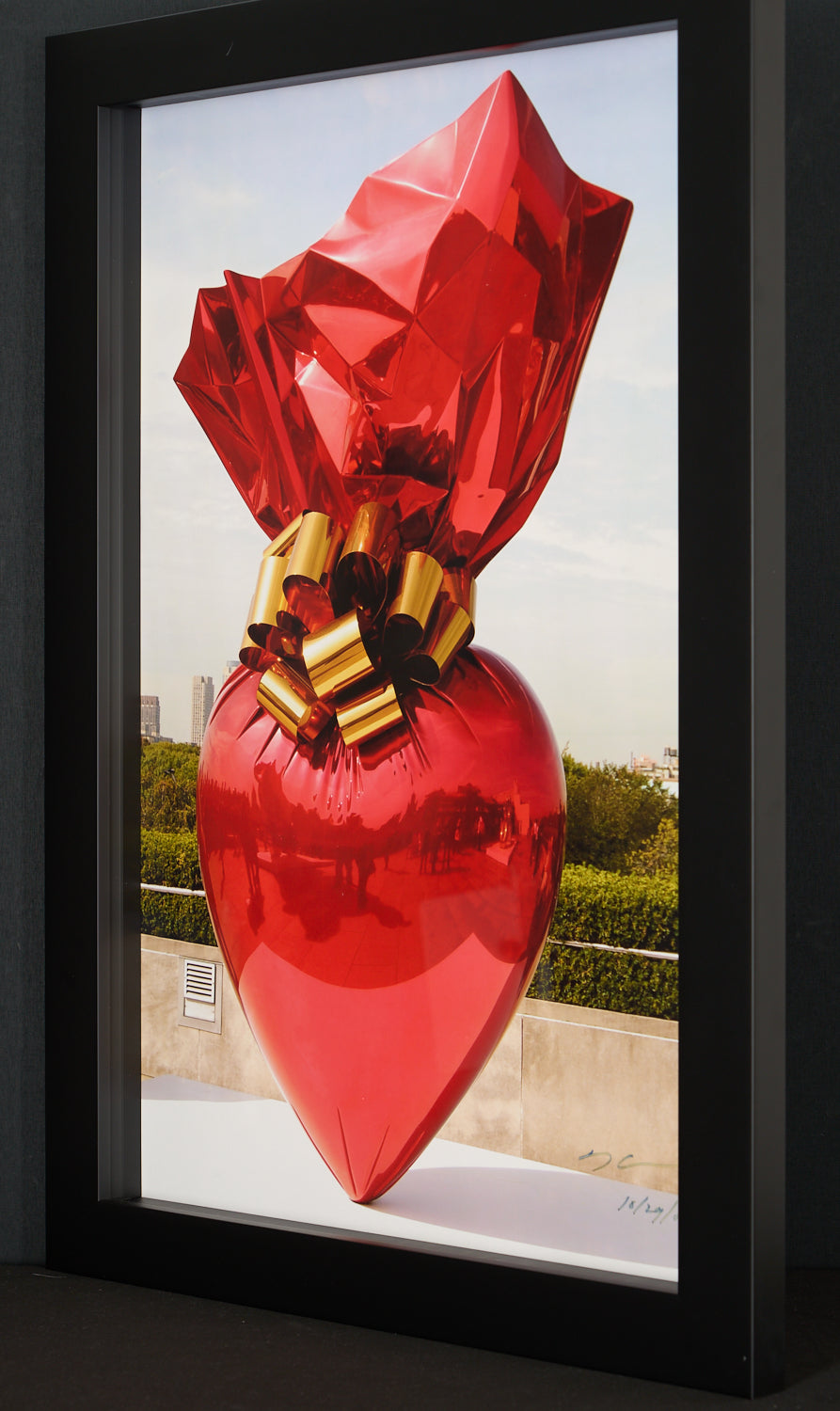 koo(感謝)/5 Jeff Koons – Sacred Heart (Red/Gold) – SitterArt.com