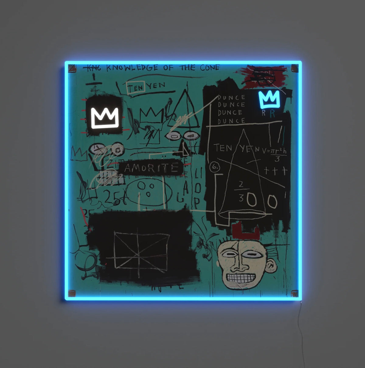 Jean Michel Basquiat - Equals Pi