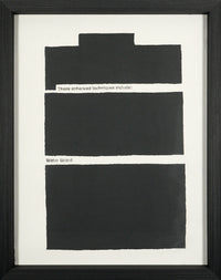 Jenny Holzer - Original - These enhanced techniques