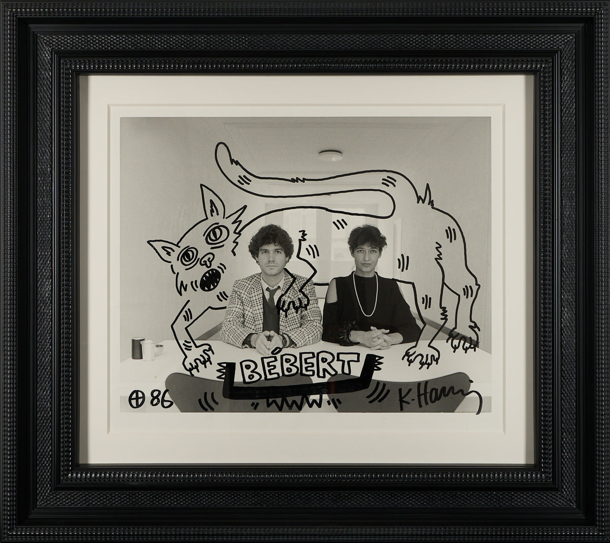 Keith Haring - Original Drawing Bébert