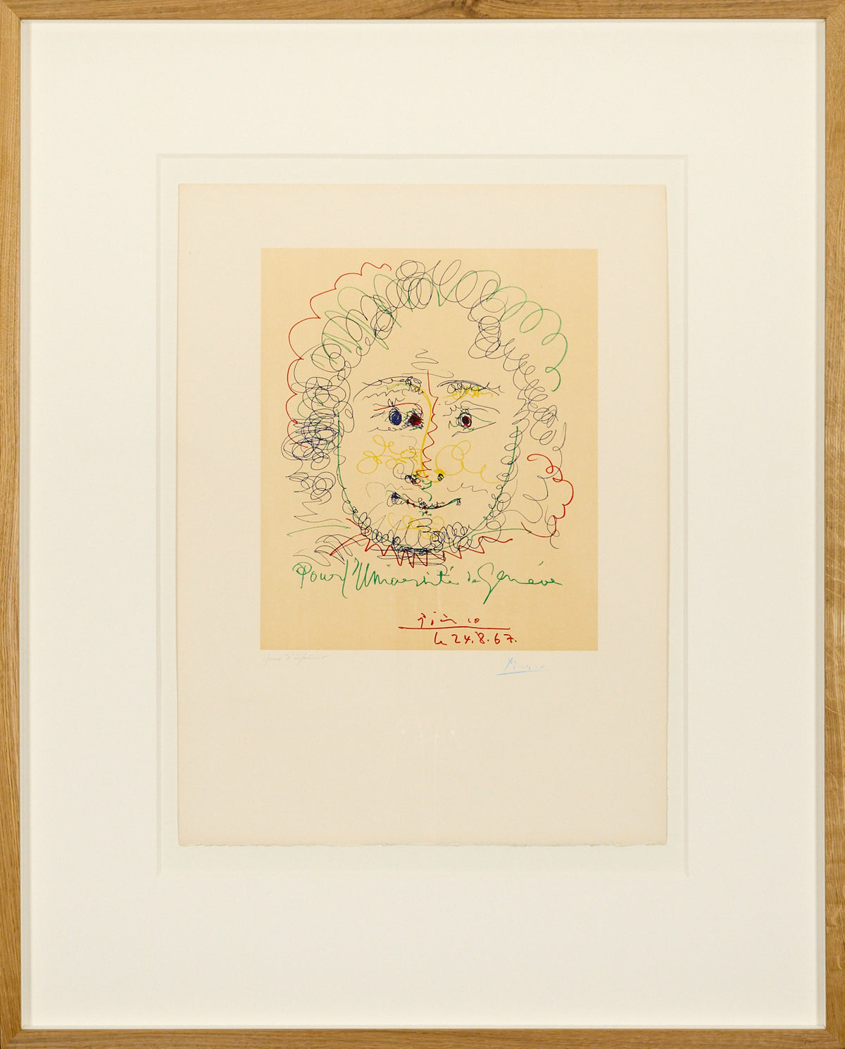 Pablo Picasso – Pour l’ Université de Genève