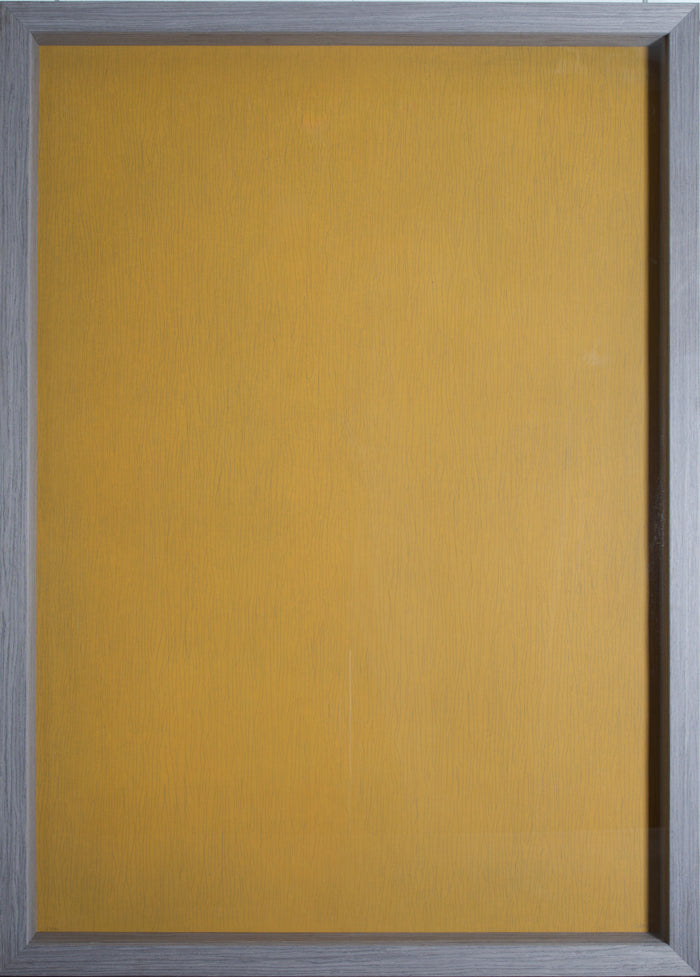 Sol LeWitt - Not Straight Vertical Lines in Ochre