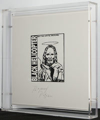 Raymond Pettibon  -  Signed & Numbered Cover Art for Black Helicopter