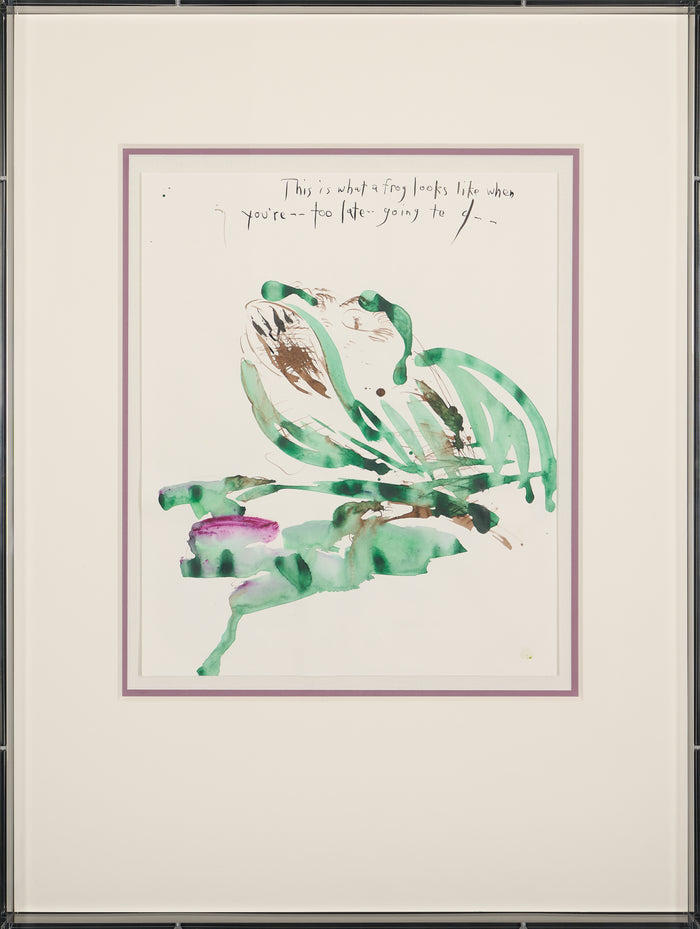 Raymond Pettibon - Original - Watercolor and Ink