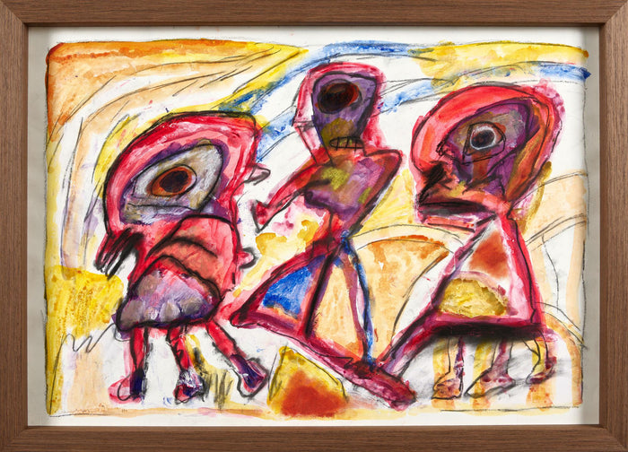 LUCEBERT - Original Mixed Media