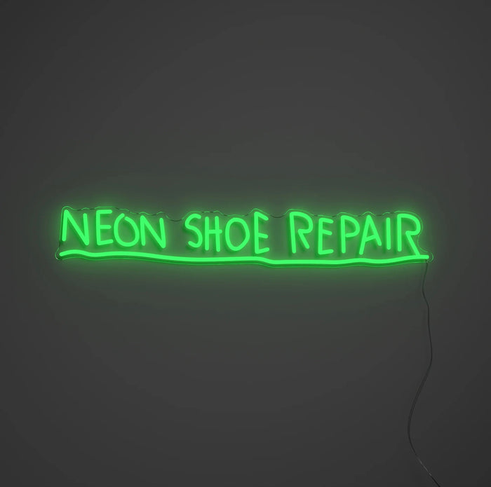 Jean Michel Basquiat - Neon Shoe Repair