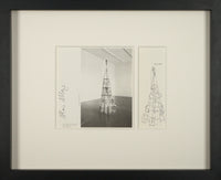 Mario Merz - Unique Set with original drawing