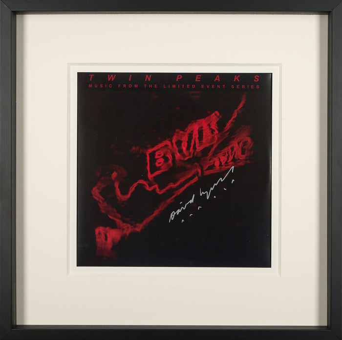 David Lynch - Signed Record Cover Twin Peaks