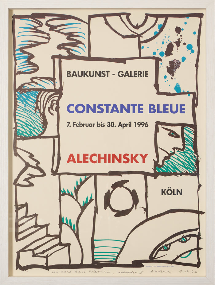 Pierre Alechinsky - Constante Bleue