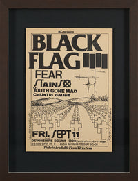 Raymond Pettibon – Black Flag Punk Flyer