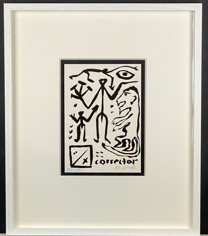 A.R. Penck  - CORRECTOR Black