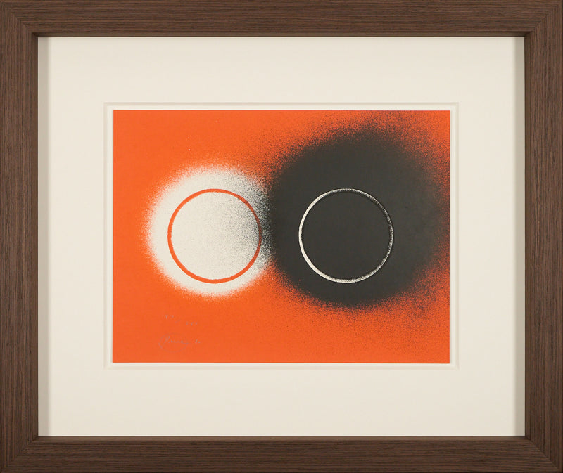 Otto Piene –  Two Opposing Circular Forms