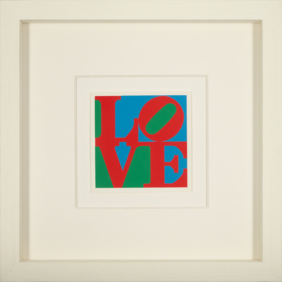 Robert Indiana - LOVE  (red/green/blue )