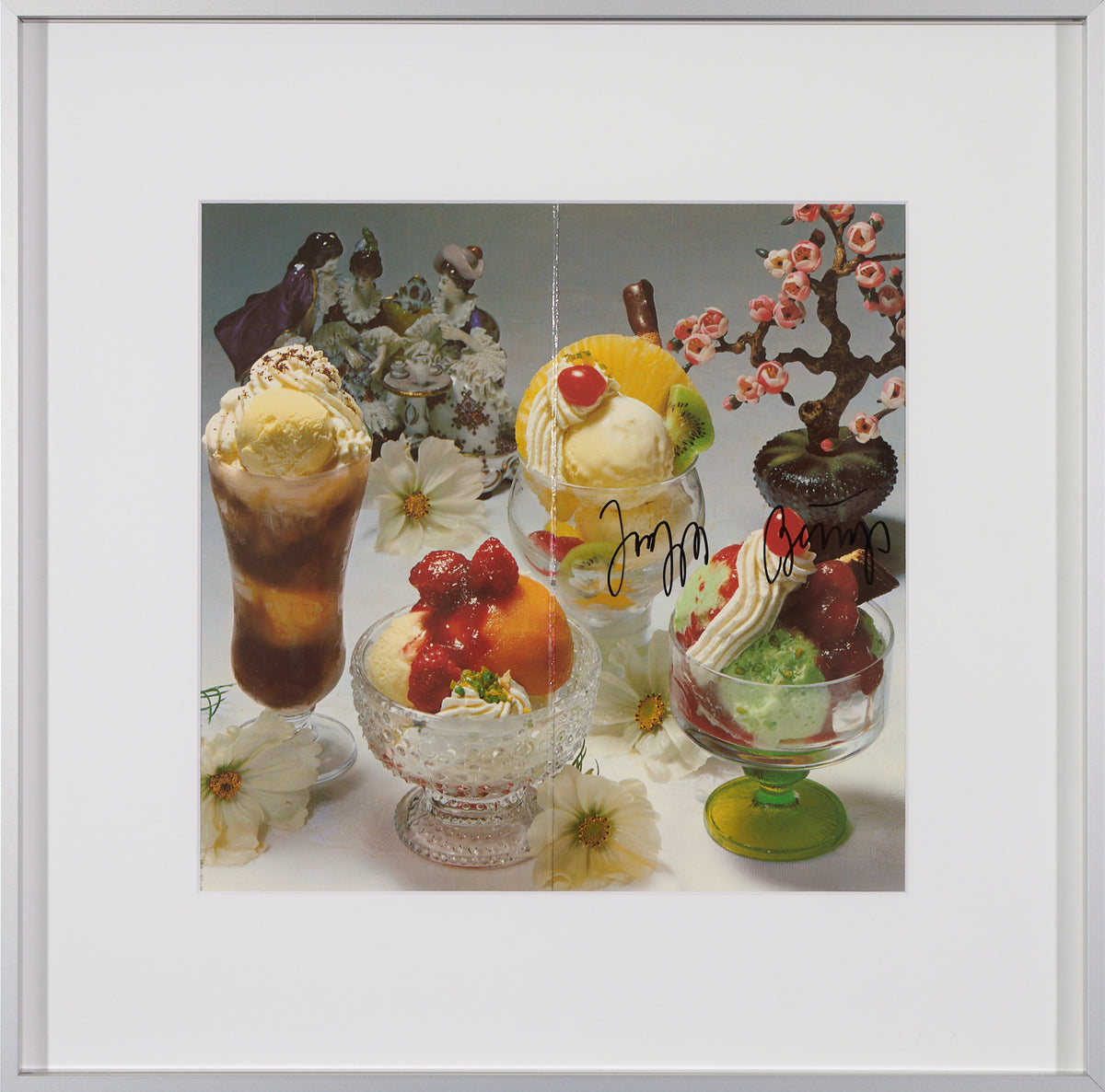 Joseph Beuys – Unique Signed Ice Cream Menu