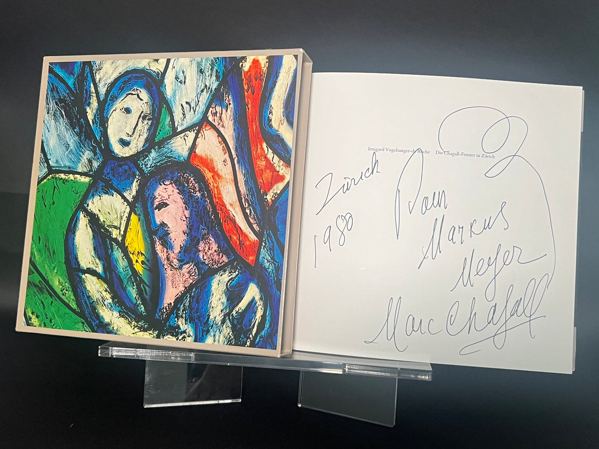 Marc Chagall - Signed Art Book  “ Die Chagall-Fenster in Zürich “