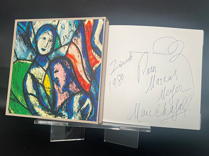 Marc Chagall - Signed Art Book  “ Die Chagall-Fenster in Zürich “