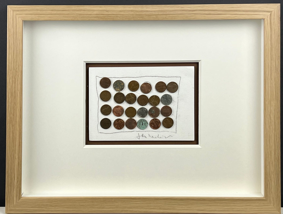 Jan Henderikse - Original drawing Coins