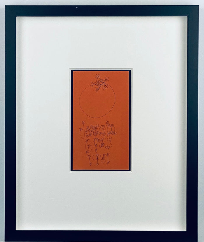 James Lee Byars - Original Drawing