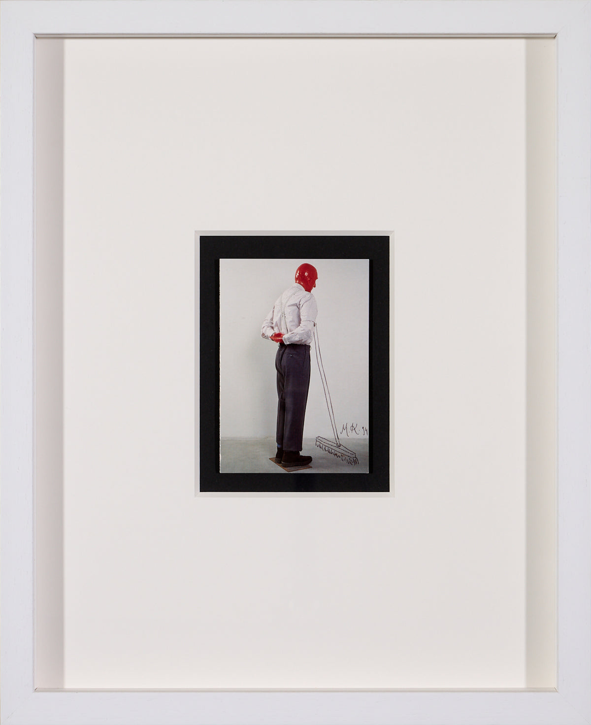 Martin KIPPENBERGER – Original Drawing on Art Card