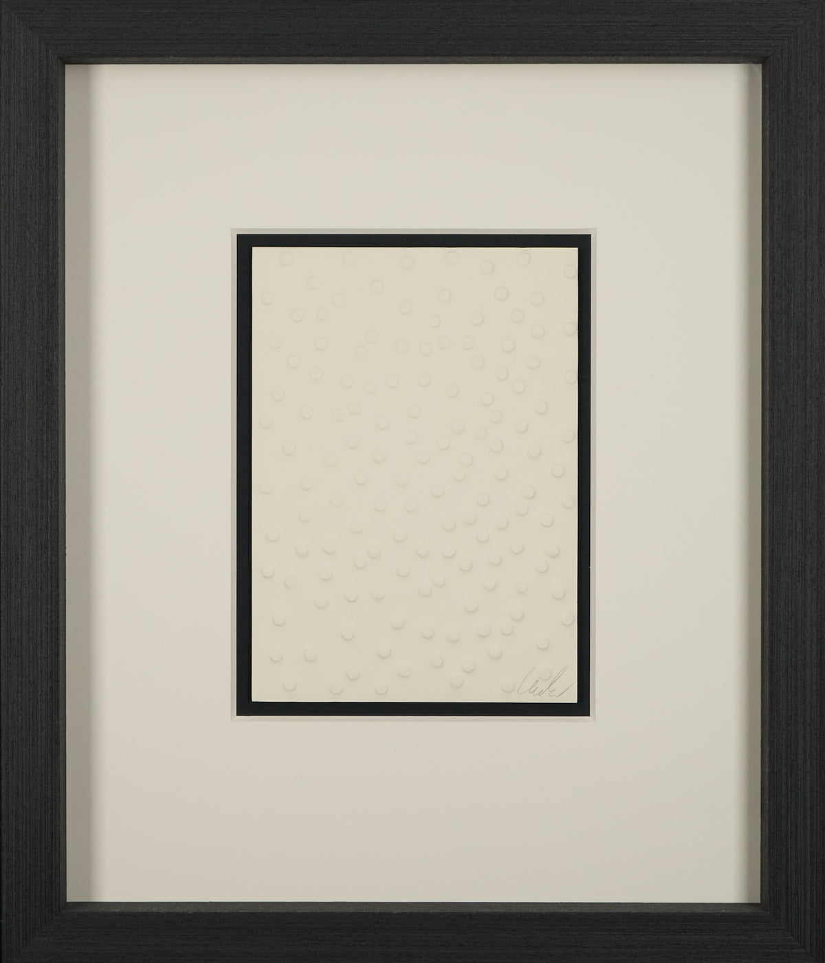 Günther Uecker - Unique Set of 5 Prägedruck (Embossing )