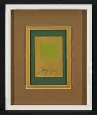 Joseph Beuys – Signed Art Card – “Friedenshase”