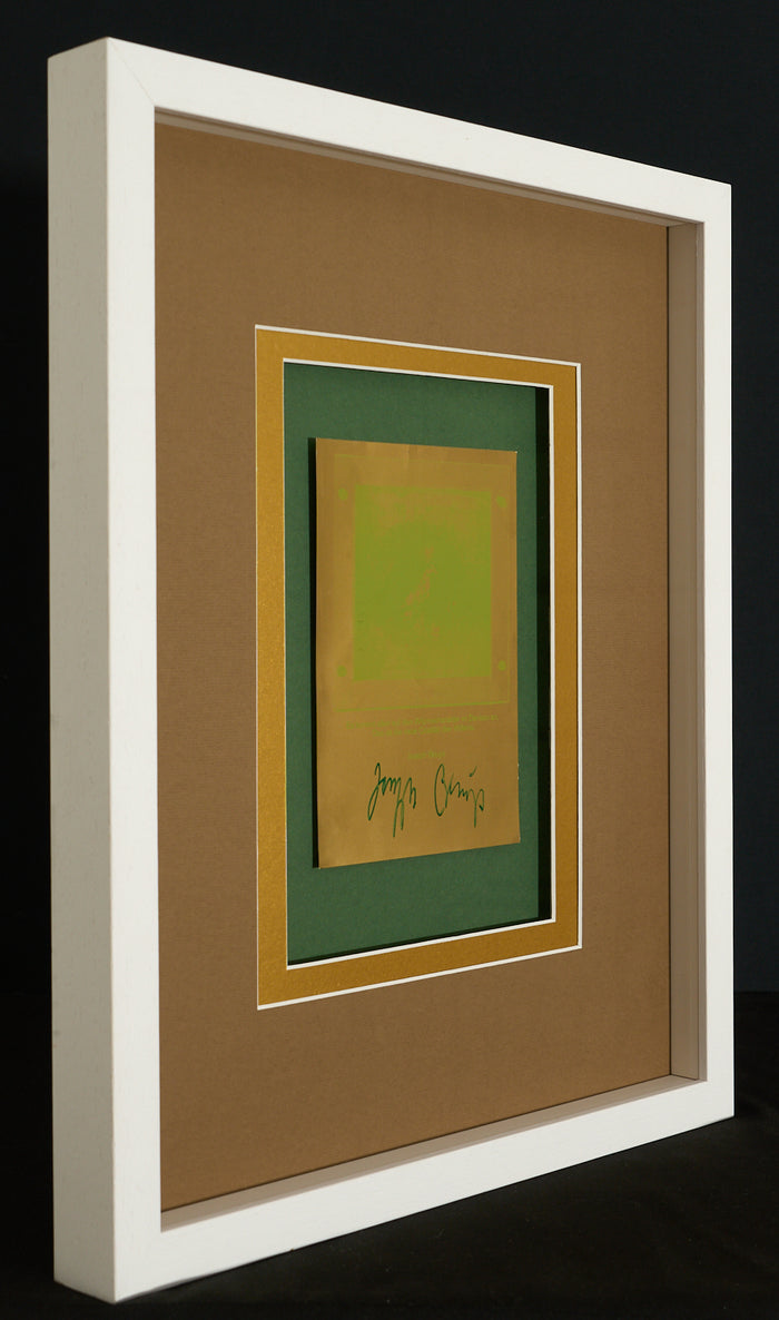 Joseph Beuys – Signed Art Card – “Friedenshase”