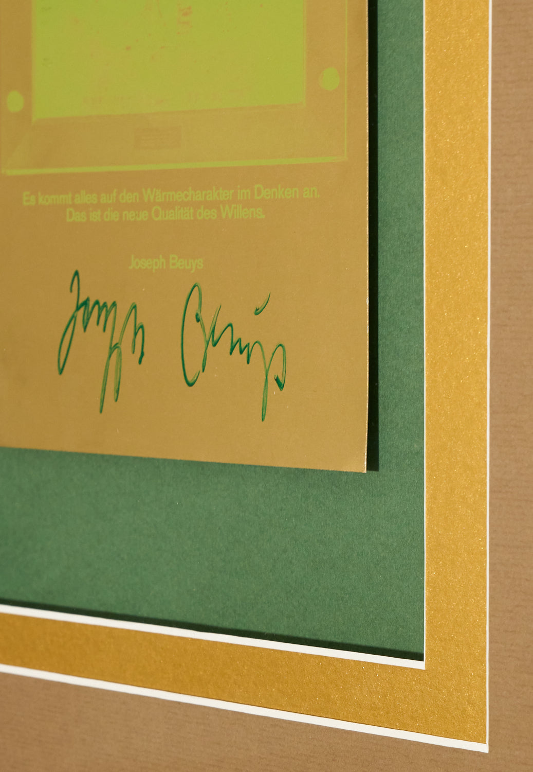 Joseph Beuys – Signed Art Card – “Friedenshase”