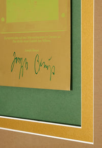Joseph Beuys – Signed Art Card – “Friedenshase”