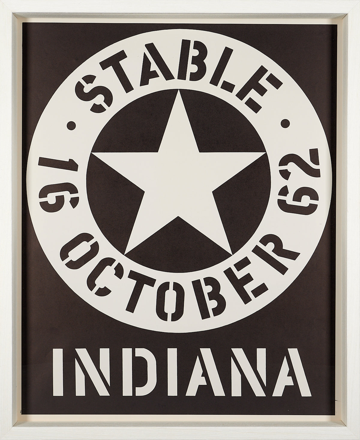 Robert Indiana - STABLE 1962
