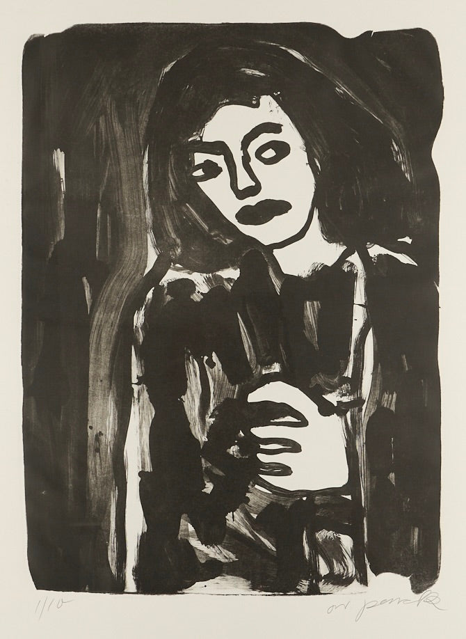 A.R. Penck – Woman in Black