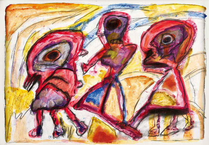 LUCEBERT - Original Mixed Media