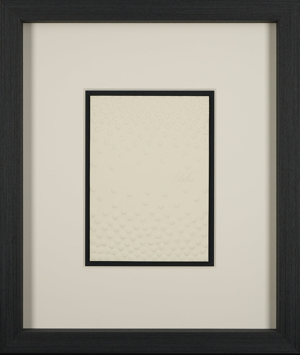 Günther Uecker - Unique Set of 5 Prägedruck (Embossing )