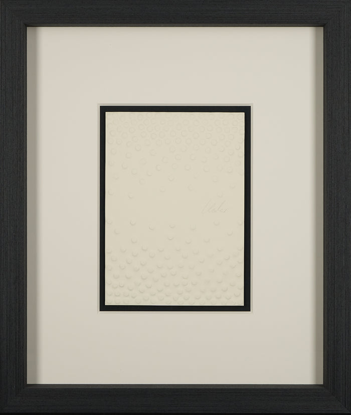 Günther Uecker - Unique Set of 5 Prägedruck (Embossing )