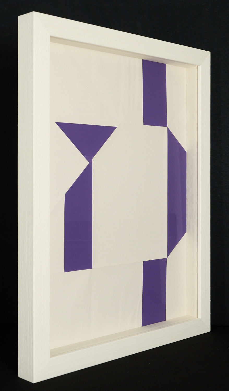 DANIEL BUREN :  Silkscreen (purple) by Daniel Buren