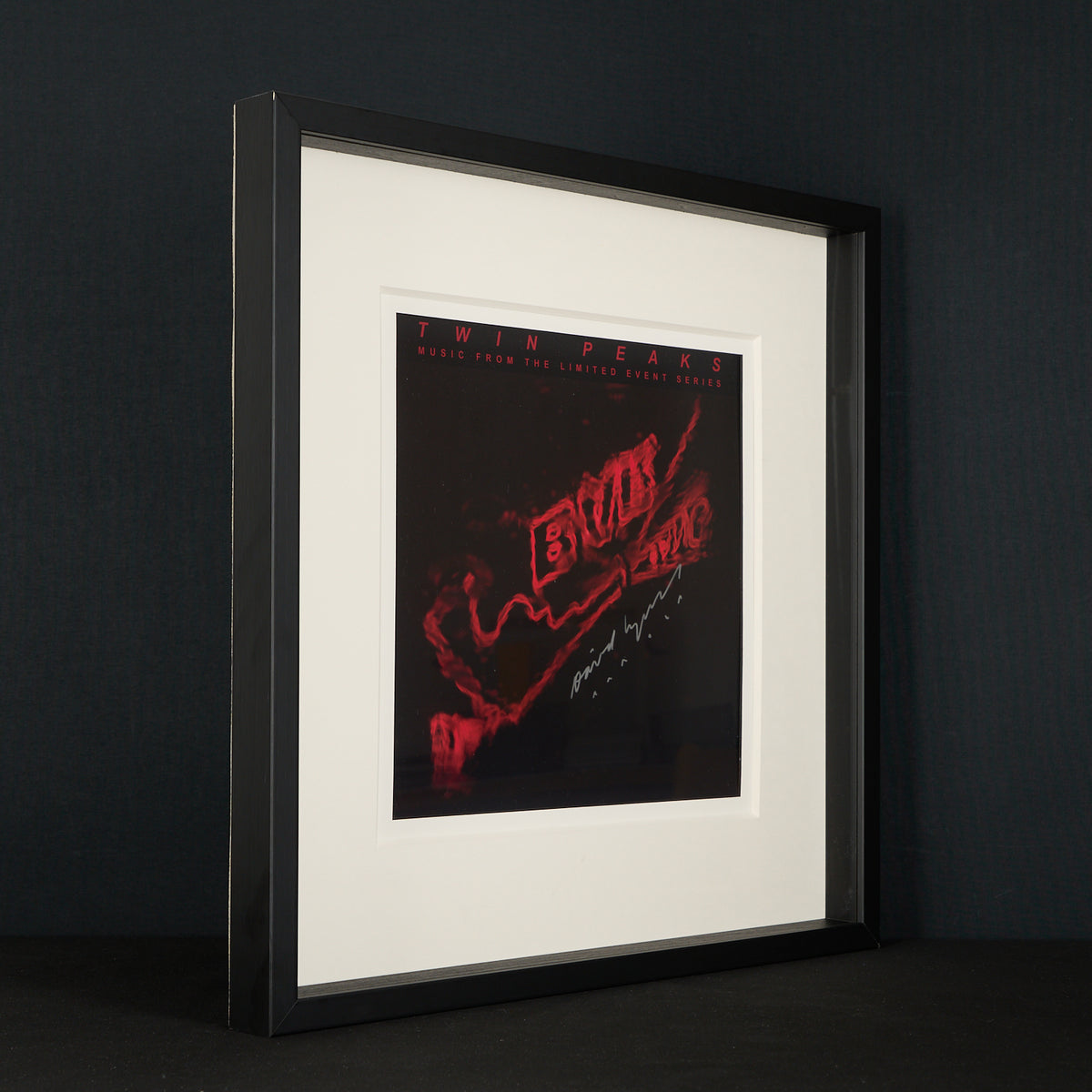 David Lynch - Signed Record Cover Twin Peaks