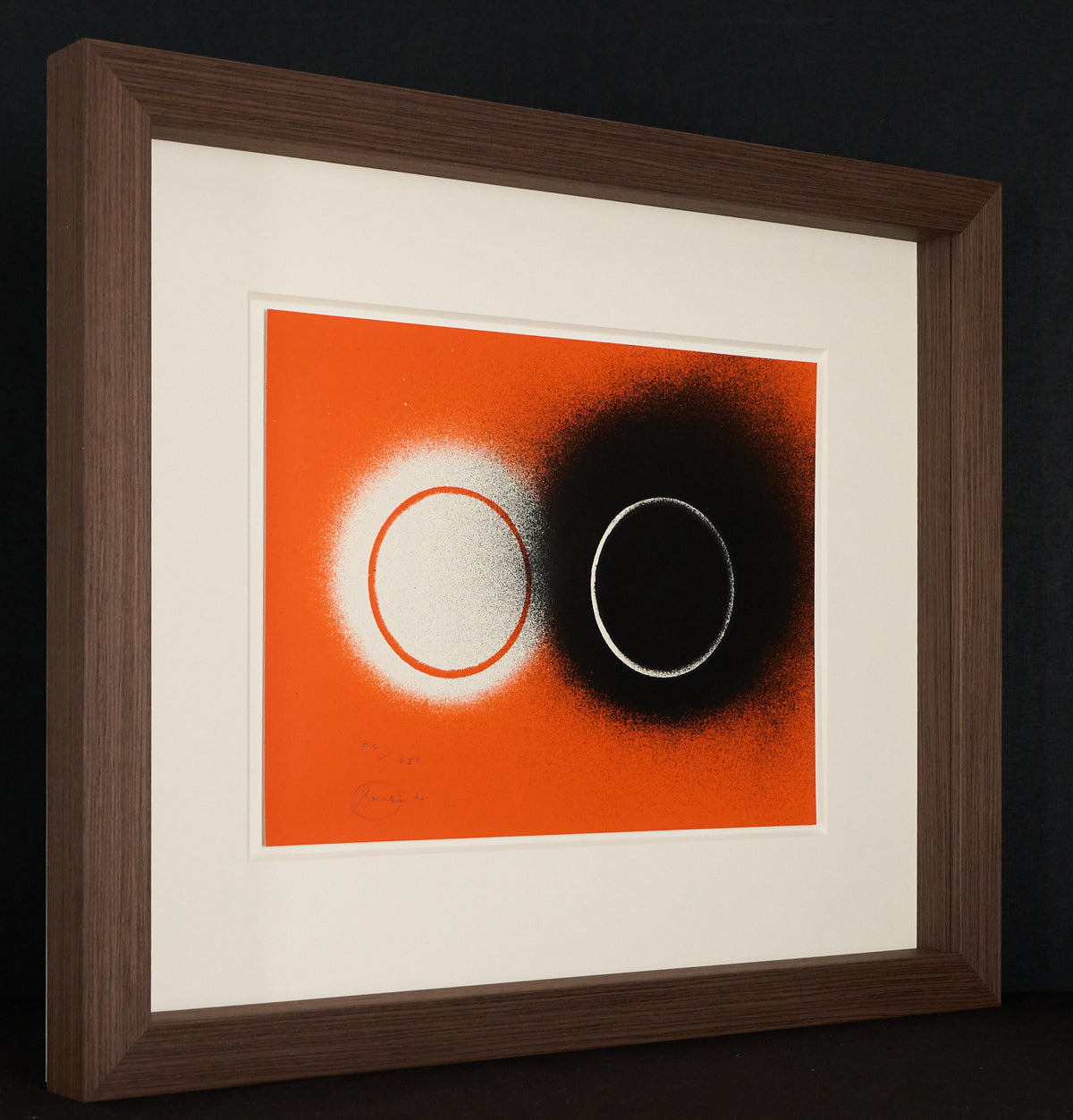 Otto Piene –  Two Opposing Circular Forms
