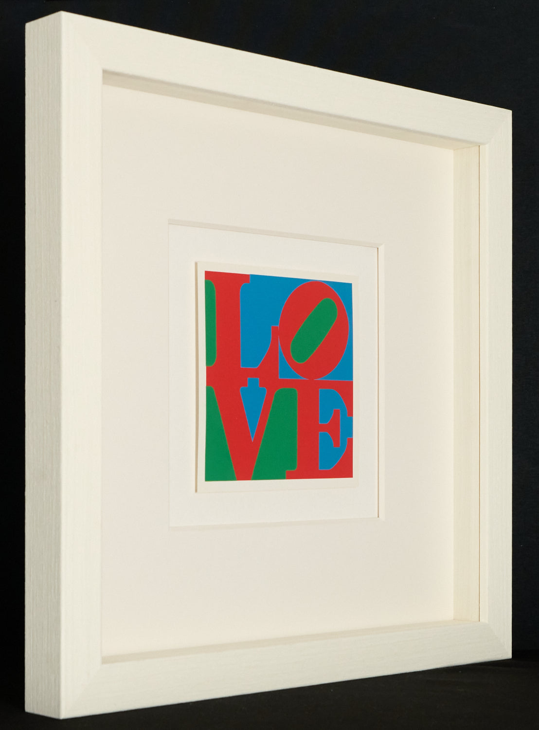 Robert Indiana - LOVE  (red/green/blue )