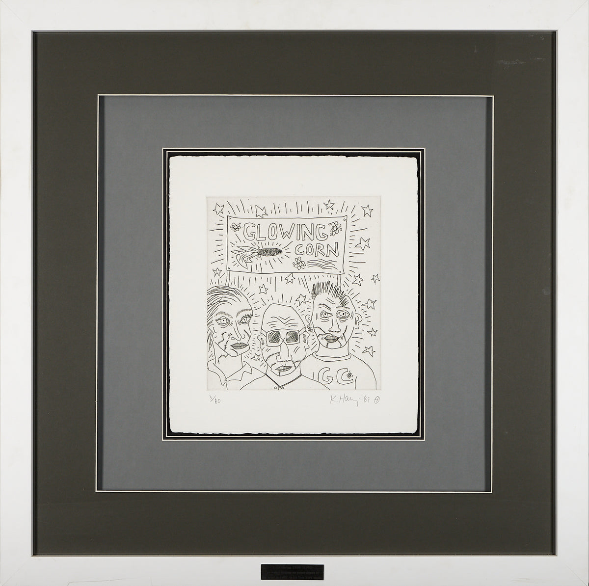 Keith Haring - The Valley : Glowing Corn