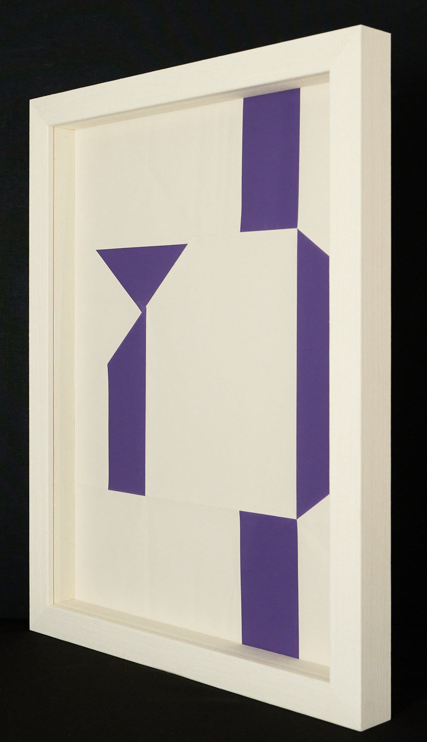 DANIEL BUREN :  Silkscreen (purple) by Daniel Buren