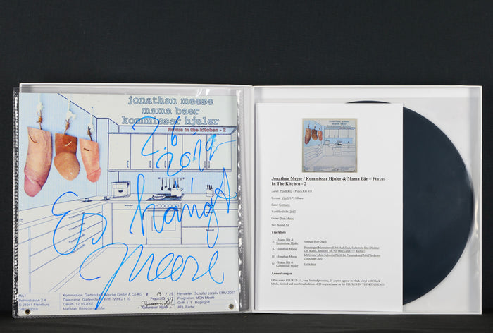 Jonathan Meese -  Numbered, Described and Signed Cover for Kommissar Hjuler & Mama Bär