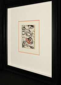 Pierre Alechinsky – Original Drawing in watercolor and Ink