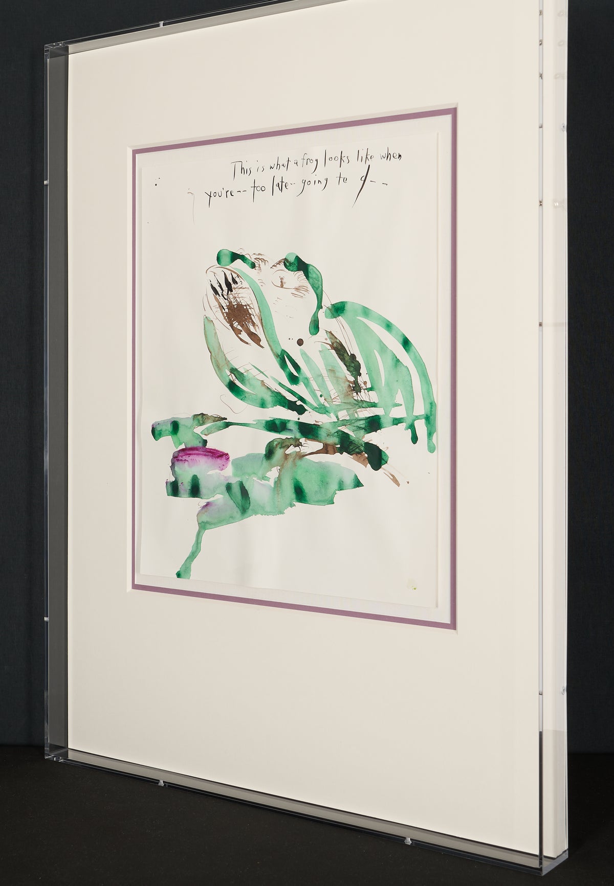 Raymond Pettibon - Original - Watercolor and Ink