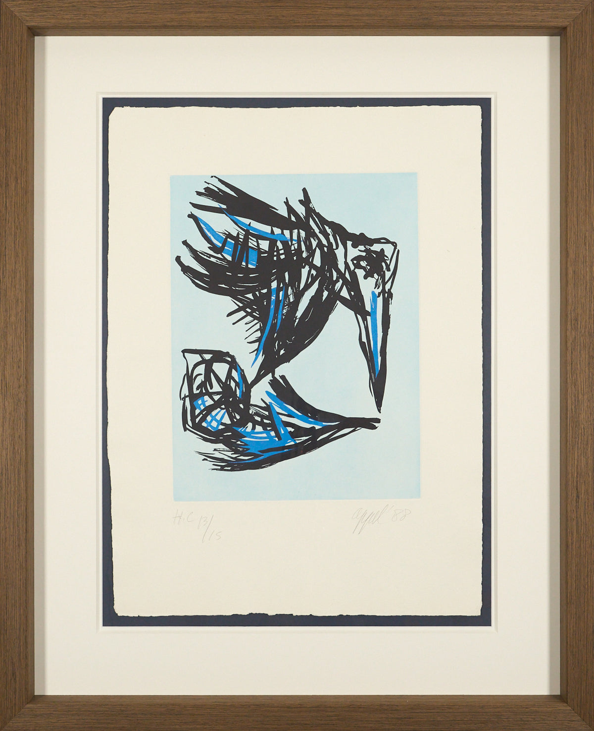 Karel Appel - Zwarte Raven (Black Ravens)