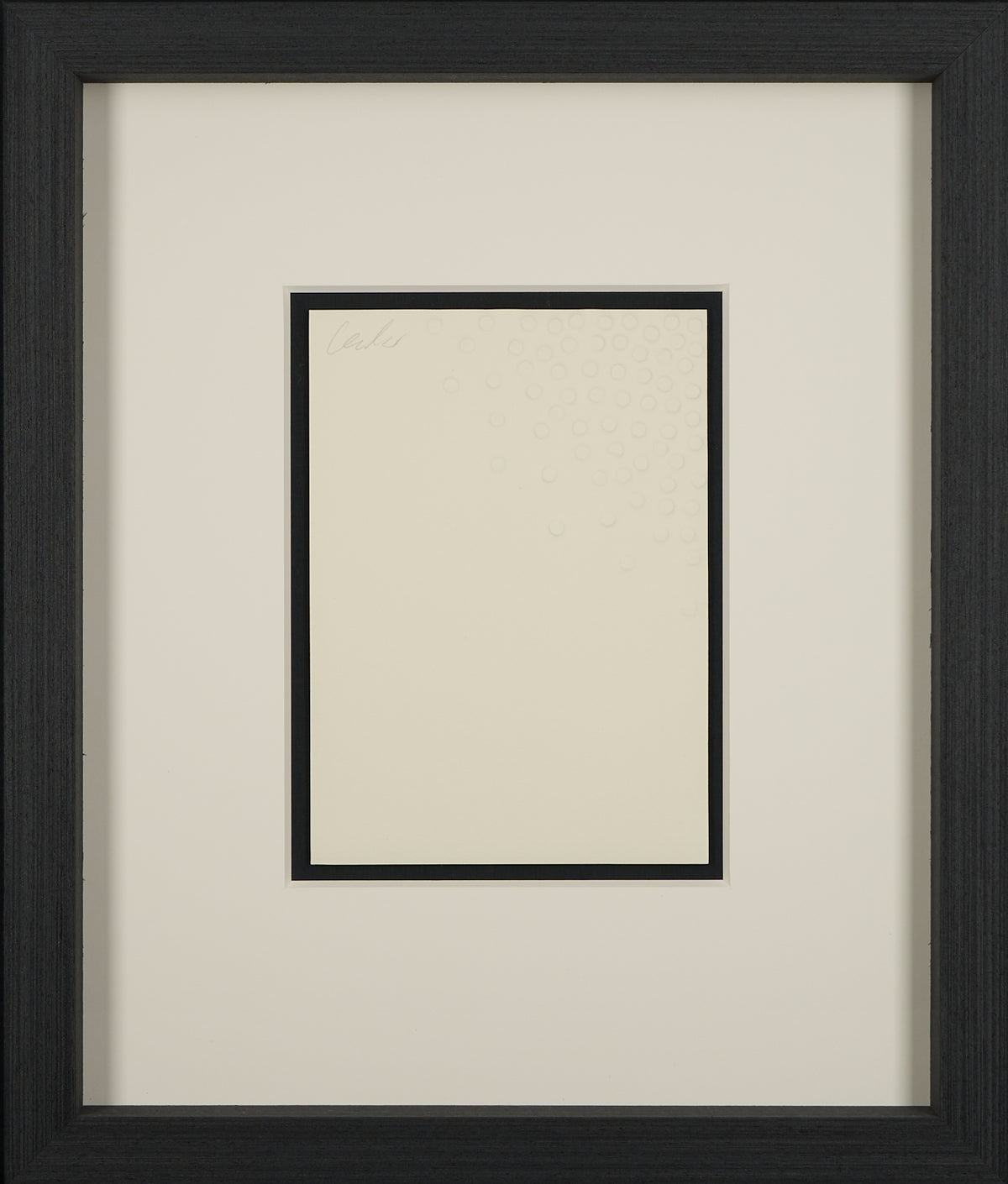 Günther Uecker - Unique Set of 5 Prägedruck (Embossing )