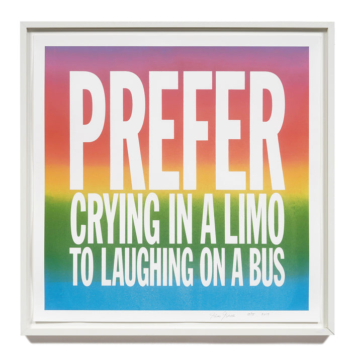 John Giorno - Poem Screenprint I