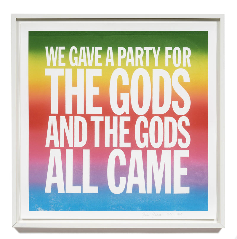 John Giorno - Poem Screenprint