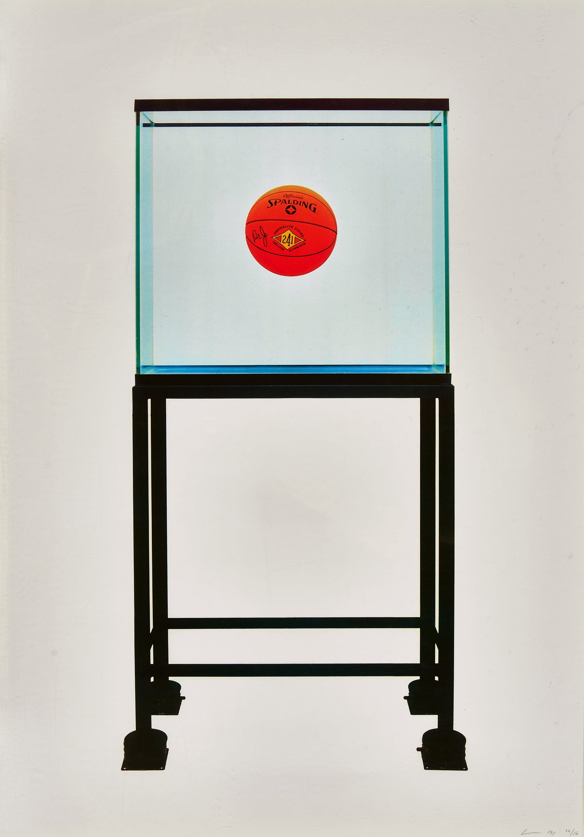 Jeff Koons – “Spalding Lone Basketball in Water Tank”