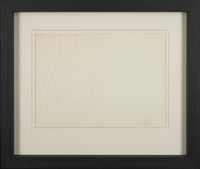 Günther Uecker - Unique Set of 5 Prägedruck (Embossing )