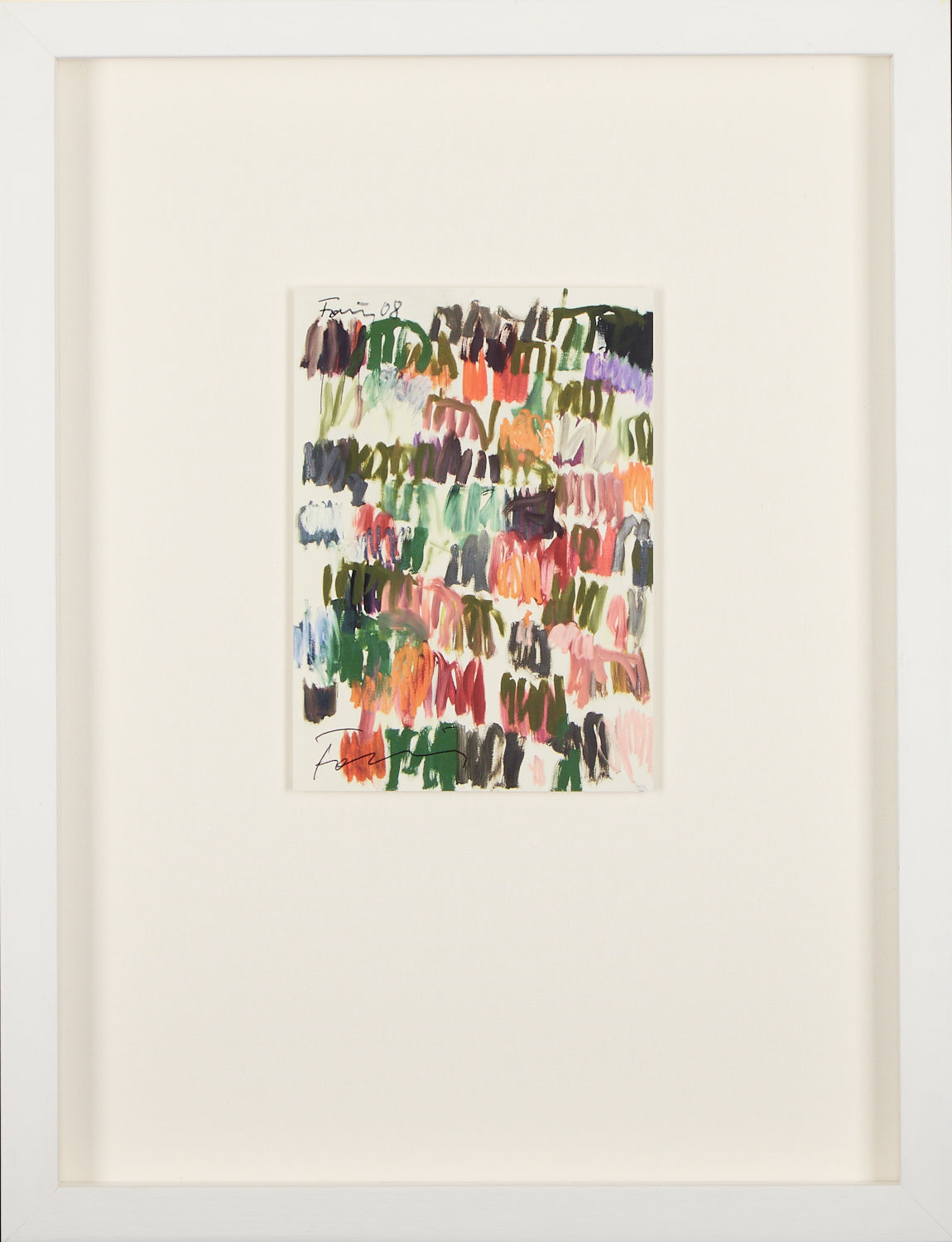 Günther Förg -  Signed Art Card