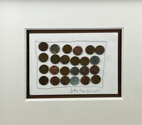 Jan Henderikse - Original drawing Coins